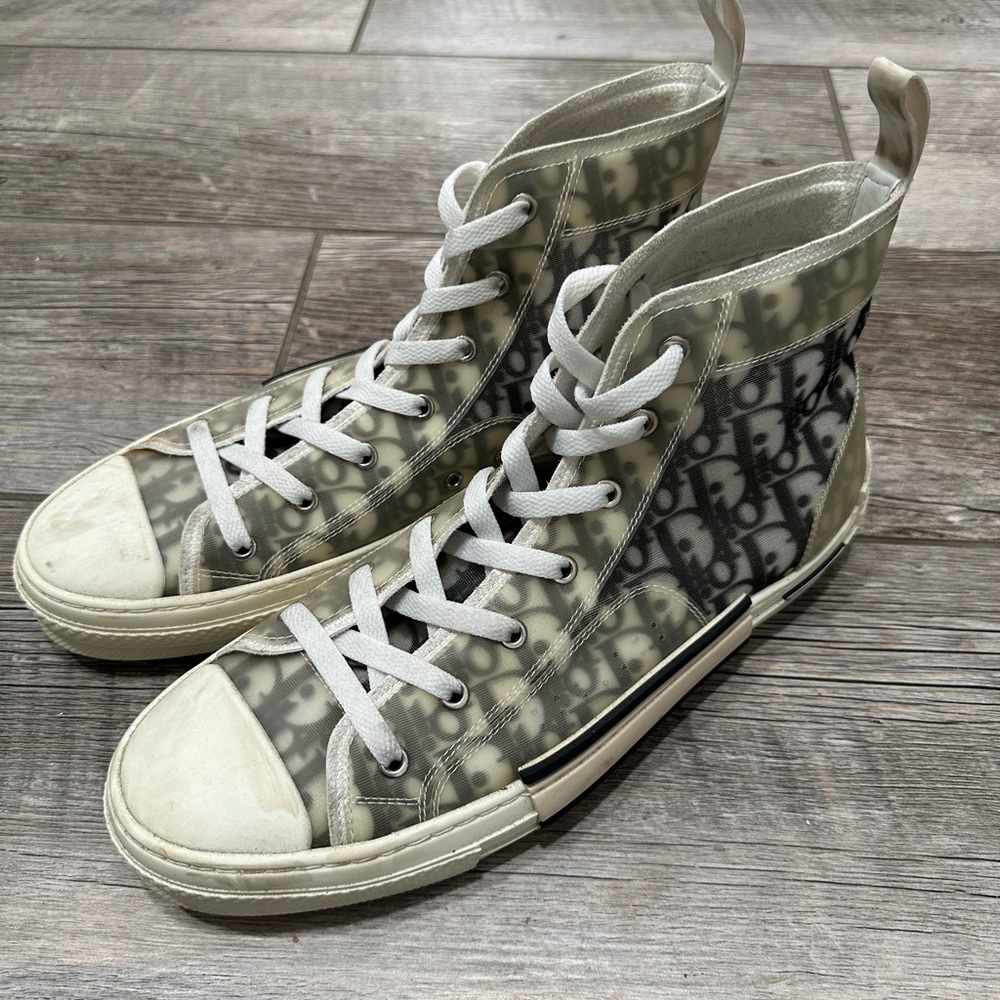 Dior B23 High Top Sneakers Oblique Size 11